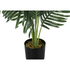 Monarch Specialties 34" Artificial Indoor Palm Tree - Floor - Black Pot-No assembly required: product dimensions: 29.5 in. L x 31.5 in. W x 33.5 in. H