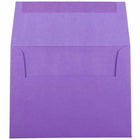 JAM Paper A2 Coloured Invitation Envelopes - 4.375 x 5.75 - Violet Purple Recycled - 50 Pack-These envelopes are perfect for RSVP's, greeting cards, event invitations, weddings or any other announcement