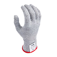 SHOWA - Gant ambidextre non enduit résistant aux coupures A4 - Doublure en élasthanne HPPE - Gris - Taille XL - Lot de 2-Sans enduction