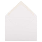JAM Paper A7 Strathmore Invitation Envelopes with Euro Flap - 5.25" x 7.25" - Bright White Laid - 25 Pack-Quantity: 25/pack