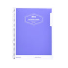 Hilroy - Cahier à Couverture en Poly à 1 Sujet avec Pochette - 10-1/2 po H x 8 po l, Assorti-Brillance de 90 