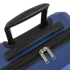 Swiss Mobility 3-Piece ABS Hardside Luggage Set - ABS - Blue-Dimensions (with wheels) - Carry-on: 14.5 W x 21.2 H x 7.5 D in, Medium: 17 W x 26 H x 10.2 D in, Large: 19 W x 30 H x 12.2 D in