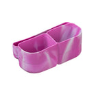 b.box Silicone Bento Tray Mini Lunchbox - Cosmic-Bento tray styles feature a handy slot for nesting lunchbox cutlery or snacks and a whole fruit section for apples or pears