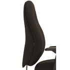 Staples ObusForme Professional Medium Back Multi-Tilter Office Chair - Fusion Carbon Fabric - Black-Seat depth adjustment changes the depth of the seat to accommodate the length of your thighs, keeping your back in contact with backrest while avoiding pressure behind your knees