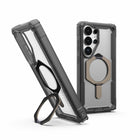 UAG Plasma XTE Rugged Kickstand Cell Phone Case with Magnets for Galaxy S26 Ultra - Ash/Titanium-Featherlight Composite Construction