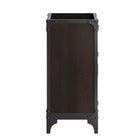 Modway - Steamforge 18" Vanette de salle de bain - Blanc Noir-Assemblée requise