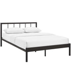 Modway Gwen Full Bed Frame - Brown-Integrated Headboard / Footboard