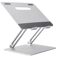 ShoppingAll Adjustable Laptop Stand - Silver-Made of premium aluminum alloy