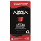 Agga Intenso Nespresso Compatible Capsules - Dark - 10 Pack-Compatible with Nespresso OriginalLine - Dark - Capsule - Intenso - Kosher - 10 / Box