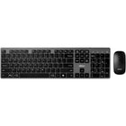 Adesso Multi OS Wireless Scissor Switch Desktop Keyboard with CoPilot Key & Mouse-Fast Wireless Performance