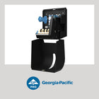Georgia-Pacific Hygienic Push-Button Rigid Paper Hand Towel Dispenser-Contemporary design is a perfect fit for a modern office space