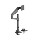 Amer Mounts HYDRA Elite Single Monitor Arm for 17"-49" Screen - Black-Weight Support 20 kg (44 lb): easily reposition large curved/flat monitors