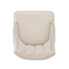 Manhattan Comfort Eda 22.83" Modern Velvet Upholstered Dining Chair - Cream - Set of 2-Inner Seat Depth: 18.31 in. Seat Height: 19.69 in. Inner Seat Width: 17.91 in