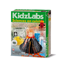 4M - Science en cuisine - français-Faites bouillir un volcan de table avec de la lave, lancez une mini-fusée alimentée par du bicarbonate de soude et du vinaigre, apprenez comment un citron peut alimenter une horloge, faites de délicieux bonbons de roche et créez un tampon d'empreintes digitales et un message secret d'encre invisible!