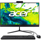Acer - Ordinateur tout-en-un Aspire 27" - AMD Ryzen 7 5825U - 16 GB RAM - 512 GB SSD - Win 11-Bénéficiez d'une connectivité ultra-rapide et stable avec le Wi-Fi 6, à des vitesses allant jusqu'à 9,6 Gbit/s et le cryptage WPA3, ainsi que le Display Port, le HDMI, l'USB Type-C, une prise casque et de nombreux ports USB Type A.