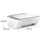 HP - Imprimante tout-en-un sans fil DeskJet 2842e scanner-copieur - Lilas brillant-IMPRESSION SANS FIL - Le Wi-Fi le plus fiable de HP détecte et résout automatiquement les problèmes de connexion