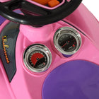 Qaba Baby Push Car with Music, Horn and Lights - Pink-Designed for children over 18 months to enjoy 