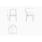 Manhattan Comfort Gansevoort 19" Modern Faux Leather Upholstered Dining Chair - Light Grey - Set of 4-Upholstered in Luxurious Faux Leather with Foam Padding