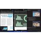 Microsoft Windows 11 Pro 64-bit Operating System - Download - Bilingual-Instantly productive. Simpler, more intuitive UI and effortless navigation. New features like snap layouts help you manage multiple tasks with ease.