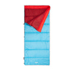 Coleman Flatlands 40 °F Sleeping Bag - Blue-Eco-conscious warmth to 40°F, made with 100% post-consumer-recycled shell, liner & Ecotherm fill
