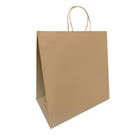 Reliabag - Sac En Papier À poignees Torsadees, Kraft, 14 po L X 8 po P X 14 po H, Paquet De 200-Fabrique en papier kraft de qualite superieure avec fond plat renforce.