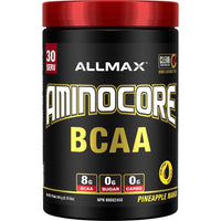 Allmax - Complément alimentaire Aminocore Bcaa en poudre - Ananas et mangue - 345 g-Allmax Aminocore Ananas Mangue 345 g