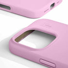 Ideal of Sweden Silicone Case MagSafe iPhone 16 Pro Max - Bubble Gum Pink-Raised edges to protect camera & screen