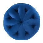 Modway Amour Tufted Button Round Performance Velvet Ottoman - Navy-Ottoman Weight Capacity: 500 lbs