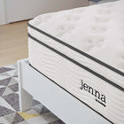 Modway Jenna 12" Innerspring and Foam Full Mattress-Fire Resistant Polyester Barrier