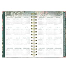 Blueline - Agenda Hebdomadaire/Mensuel 17 Mois D’Août À Décembre - 8 po H x 5 po l - Motif Verdant - Bilingue-Dates juliennes