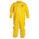 Dupont Personal Protection Coverall Tychem Qc with Elastics Yellow XL, 6 Pack (QC125S-XL)-Colour: Yellow