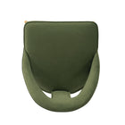 Manhattan Comfort - Lot de 2 chaises de salle à manger modernes Neda 53 cm, revêtement en velours, vert olive-23,23 po L x 23 po l x 34,06 po H
