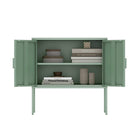 Manhattan Comfort Ava 23.6" Modern Accent Cabinet - Green-30 Day Limited Manufacturer's Warranty