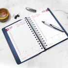 Brownline 2027 Twin Wire Daily Planner - 8" x 5" - Assorted-100% post-consumer recycled paper