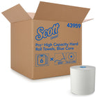 Essuie-mains en rouleau Scott Pro - Bleu Mandrin - 900 pi - Blanc - 6 rouleaux /caisse-900 pi/rouleau, 6 rouleaux durs d'essuie-mains Scott Pro/caisse, 5 400 pieds/caisse; blancs - maintenant 12,5 % plus long, anciennement 800 pi