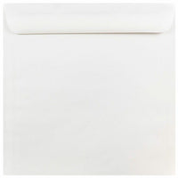 JAM Paper Square Invitation Envelopes - 10" x 10" - White - 25 Pack (3992319)-Color: White 