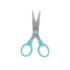 Hilroy Extra Comfort School 5" Scissors - Blunt Tip - Blue-Enhanced comfort: Soft-grip handles provide superior comfort and control, offering a strain-free cutting experience