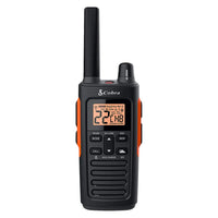 Cobra RX680 Easy-to-Use Waterproof Walkie Talkies - 2 Pack-Splashproof (IP54) walkie talkie with up to 38-mile range