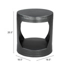 Zuo Nuuk Side Table - Black-3 year limited warranty