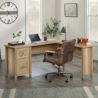 Sauder - La Collection Hillmont Farm Bureau en L - Finition Timber Oak-Spacieux plan de travail