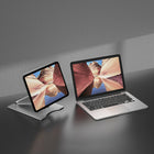 ShoppingAll Ergonomic Height Adjustable Laptop Stand Riser - Silver - 4 Pack-8