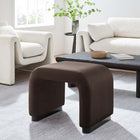 Modway - Koda Performance Velvet Tabouret en cascade - Brun chocolat noir-Socle métallique