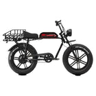 GoTyger Convertible Cargo & 2-Passenger Electric Bike-Removable cargo frame lets you switch from carrying gear to carrying a passenger instantly