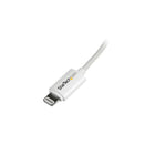 StarTech 3m (10ft) Long White Apple 8-pin Lightning Connector to USB Cable for iPhone / iPod / iPad-Guaranteed reliability