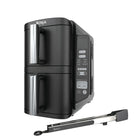 Ninja DoubleStack 8 QT & 2-Basket Air Fryer-Space saving stacked design lets you cook double the food in nearly half the space.