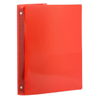 JAM Paper - Classeur en plastique de 0 -75 pouce - rouge - 3 anneaux-Taille : 0,75" de largeur | Peut contenir jusqu'à 130 feuilles de papier.