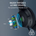 Razer Kraken V4 X Wired Gaming Headset with Retractable Razer -  HyperClear Cardioid Mic-Retractable razer HyperClear cardioid mic enhanced voice capture