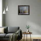 Frameworth Charles Cramer Aspen In A Fog - Framed Art Print - 34" W x 28" H-Professionally framed in a wood frame with a classic finish