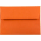 JAM Paper A6 Coloured Invitation Envelopes - 4.75 x 6.5 - Orange Recycled - 50 Pack-Our envelopes are made from 30% recycled 24 lb paper and feature a straight flap gum closure with a smooth finish
