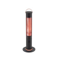 EnerG+ 1200-Watt Infrared Floorstanding Electric Outdoor Heater-Portable, compact and lightweight, for just the perfect warmth all around 